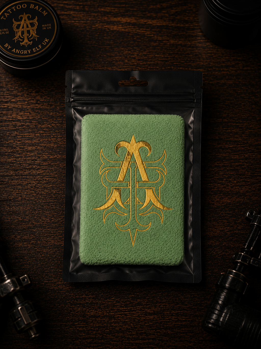 Angry Elf™ Tattoo Shower Cloth
